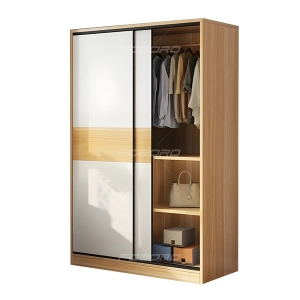 کمد دیواری ریلی جدید درب هایگلاس فوبورو مدل KA240